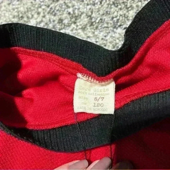 Zara Girls Soft Collection Skirt Size 6/7 Or 120 Cm NWT Red Ruffle, Holiday - Picture 3 of 8